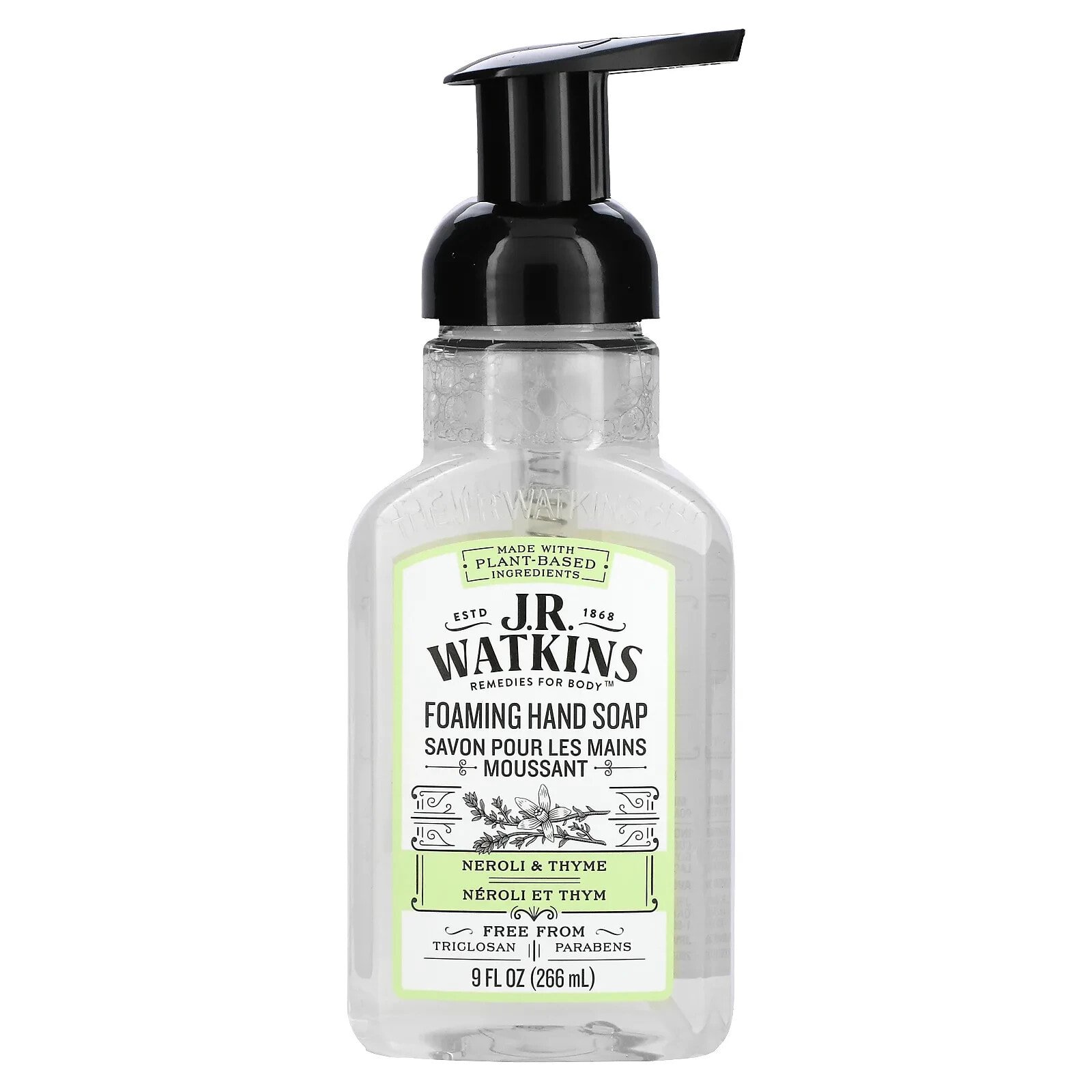 Foaming Hand Soap, Vanilla Mint, 9 fl oz (266 ml)