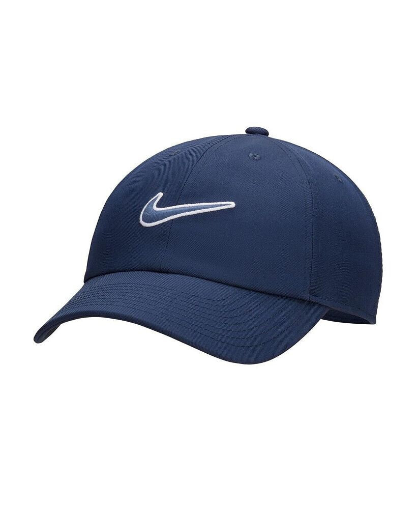 Nike men's Navy Swoosh Lifestyle Club Adjustable Performance Hat