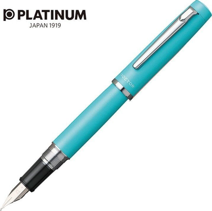 Письменная ручка Platinum Pióro wieczne PLATINUM Proycon Turquoise Blue, M, turkusowe