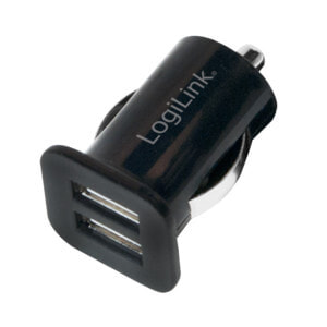 LogiLink PA0118 зарядное устройство для мобильных устройств Авто Черный