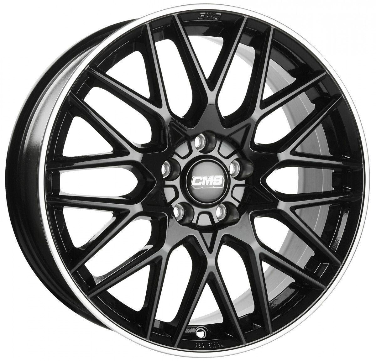 Колесный диск литой CMS C25 diamond rim black 7x17 ET32 - LK4/108 ML65.1