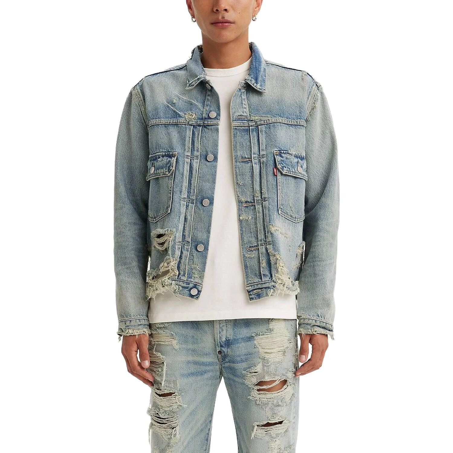 Levis Denim Jackets Unisex Light Indigo