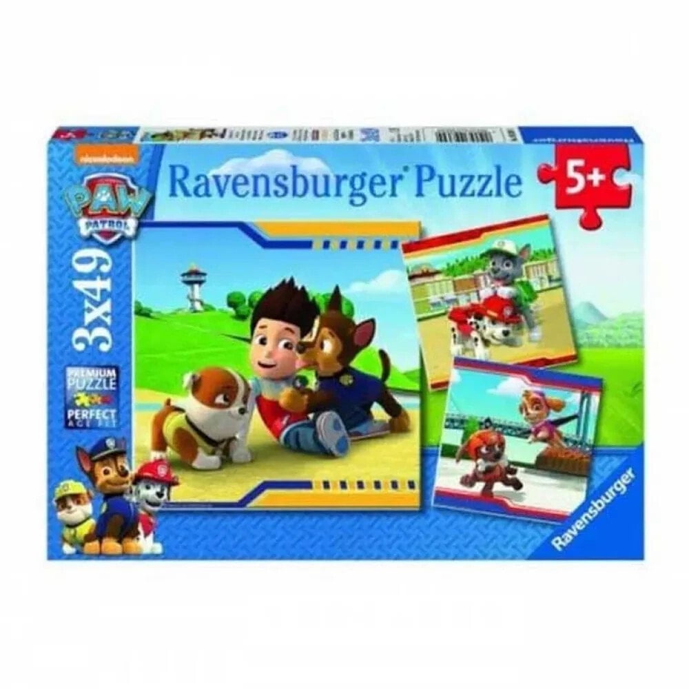 RAVENSBURGER Paw Patrol Playing 3x49 Pieces puzzle