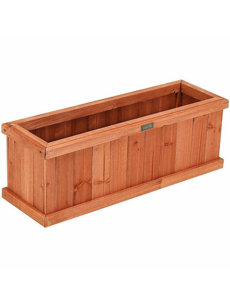 Slickblue wooden Decorative Planter Box for Garden Yard and Window