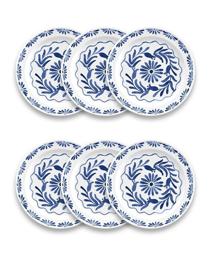 TarHong azul Salad Plate Set of 6