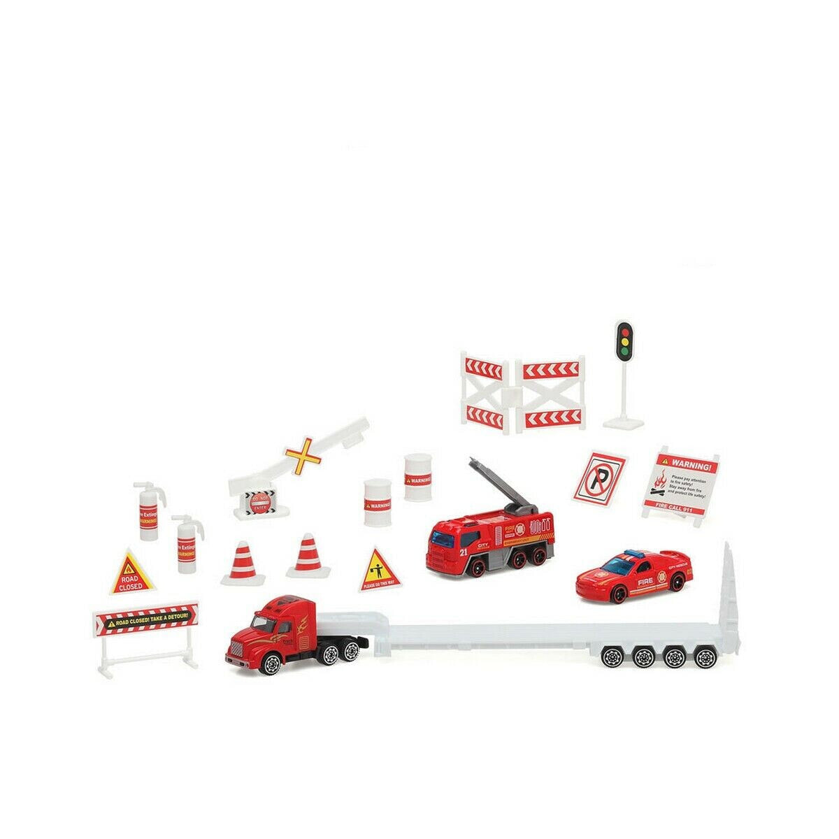 Vehicle Playset Fire 1:64