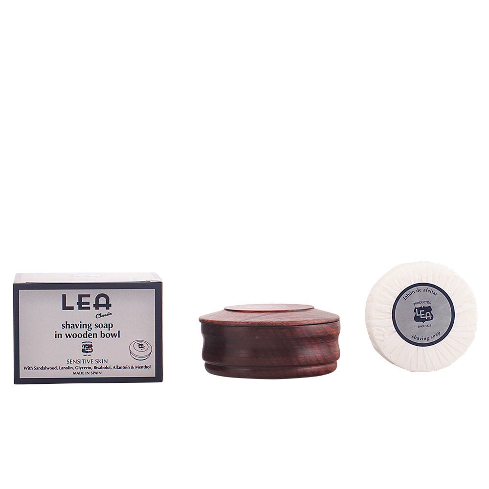 Lea Classic Shaving Soap In Wooden Bowl Мыло для бритья в деревянной чаше 100 мл