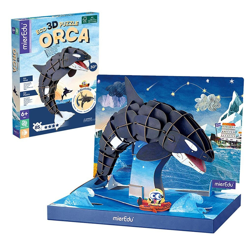 MIEREDU Eco 3D Orca Puzzle