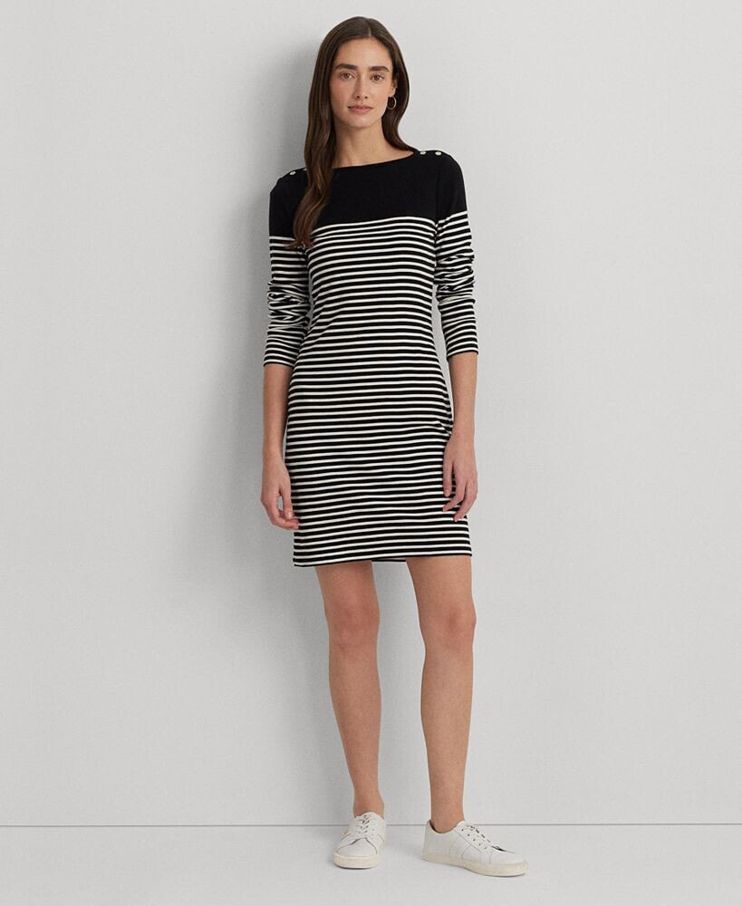 Lauren Ralph Lauren women's Cotton Striped Dress