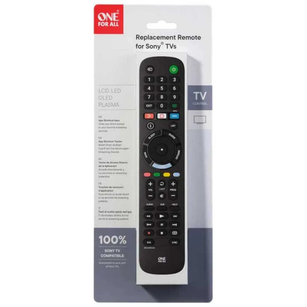 ONE FOR ALL URC4912 For Sony remote control