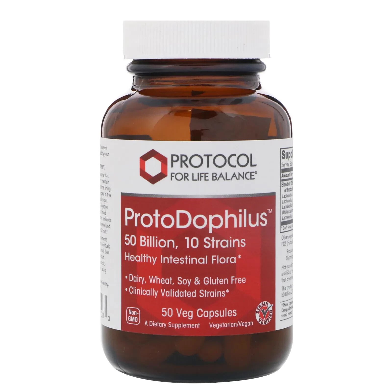 ProtoDophilus, 50 Billion, 10 Strains, 50 Veg Capsules