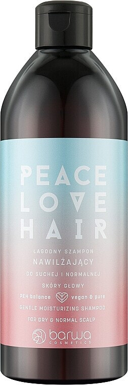 Sanft feuchtigkeitsspendendes Haarshampoo - Barwa Peace Love Hair