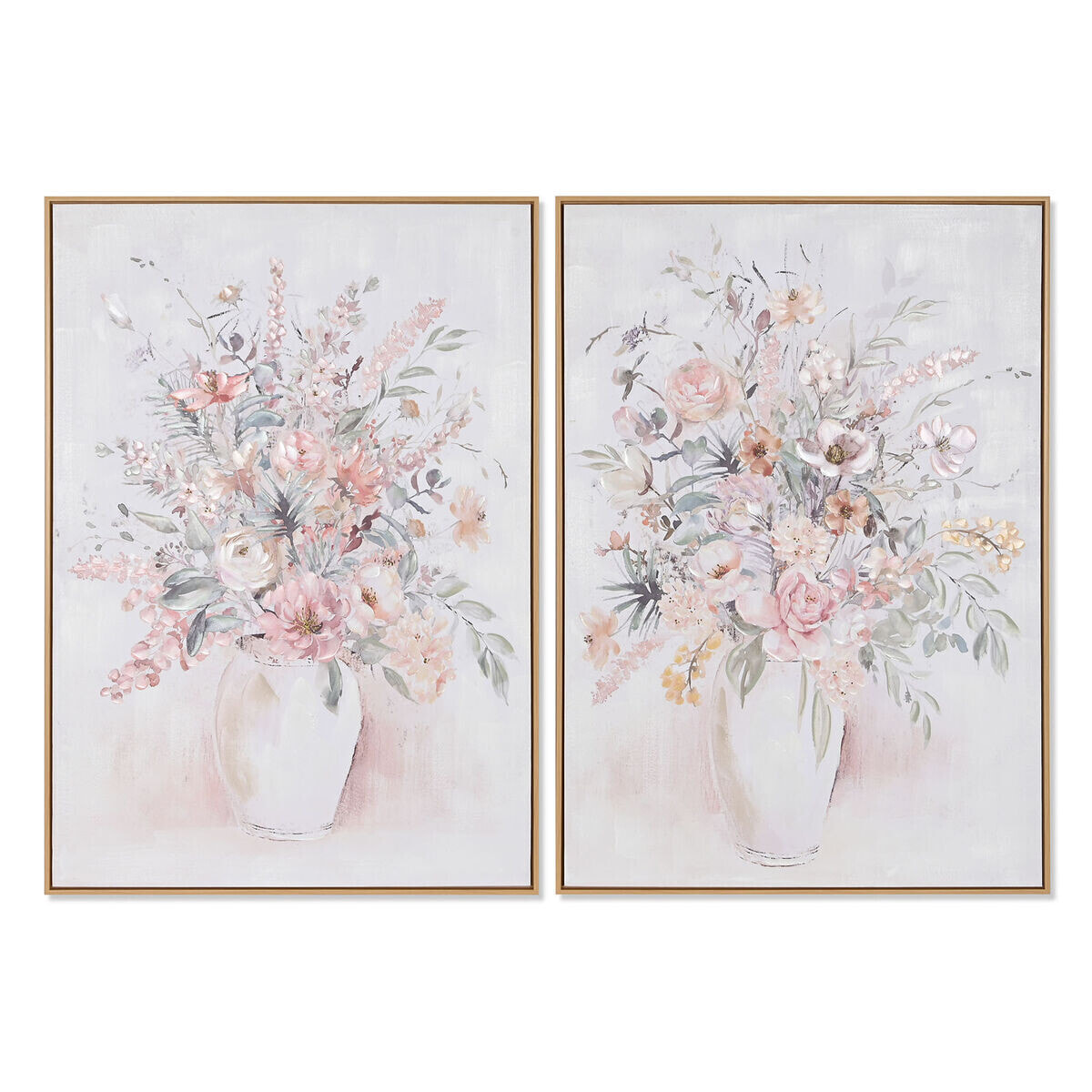 Painting Home ESPRIT Shabby Chic Vase 70 x 3,5 x 100 cm (2 Units)