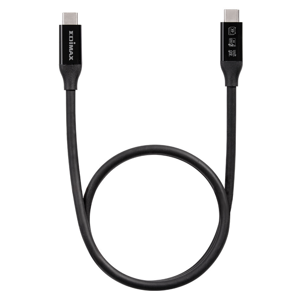 Edimax USB4/Thunderbolt3 Cable 40 Gbit/s 0.5m Type C to - Cable - Digital