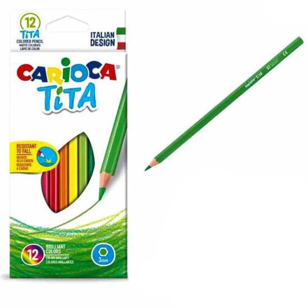 CARIOCA Box of 12 Hexagonal Tita Pencils 3 mm