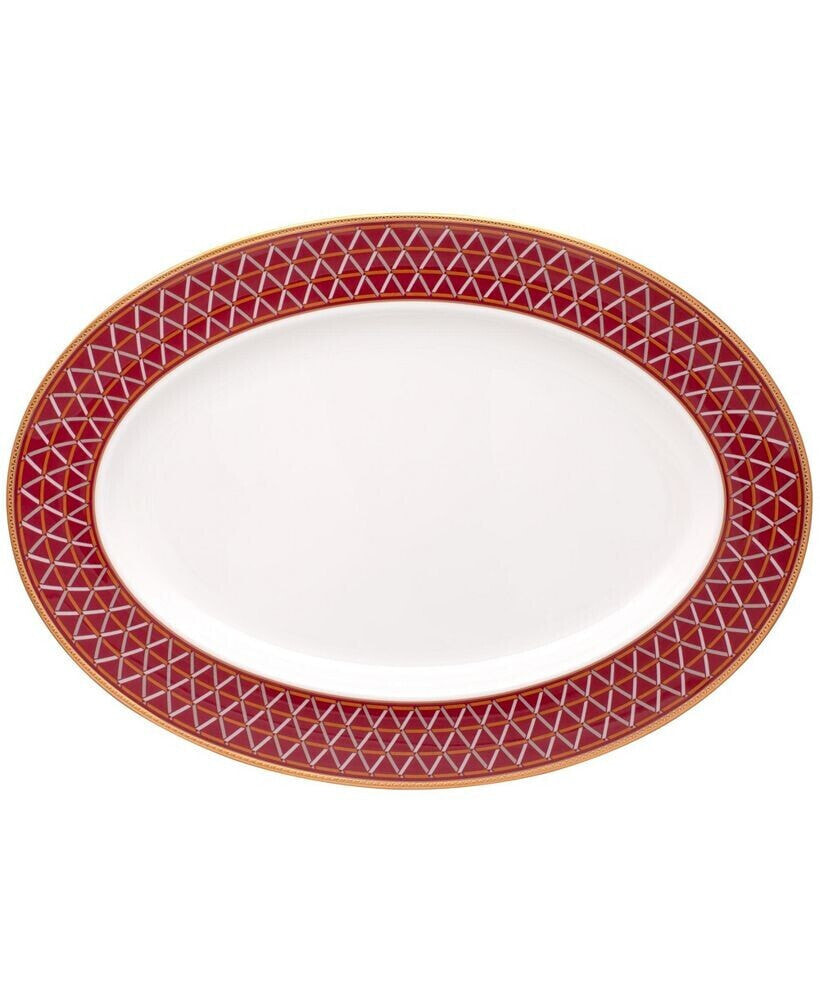 Noritake crochet Oval Platter, 14