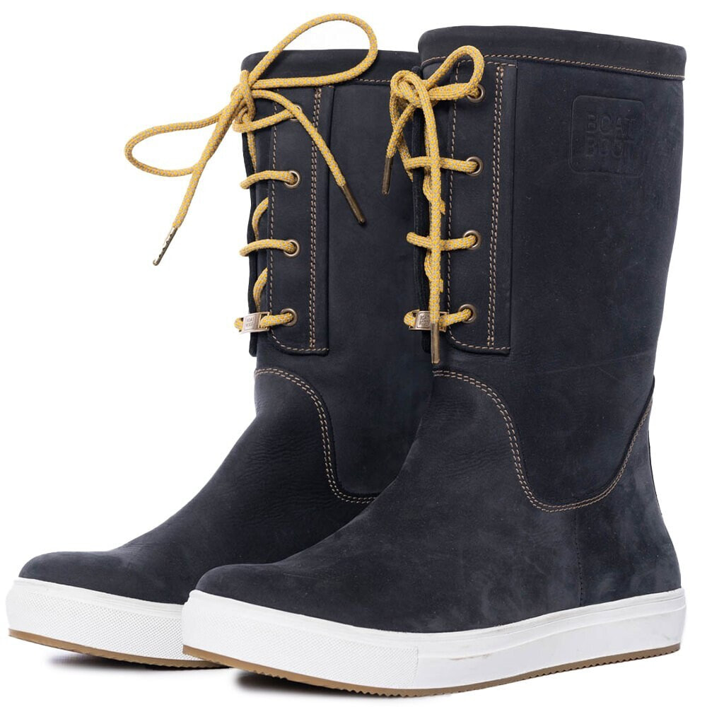 BOAT BOOT Laceup Leather Boots