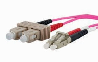 METZ CONNECT 151S1EOJO20E волоконно-оптический кабель 2 m OM4 2x SC 2x LC Розовый