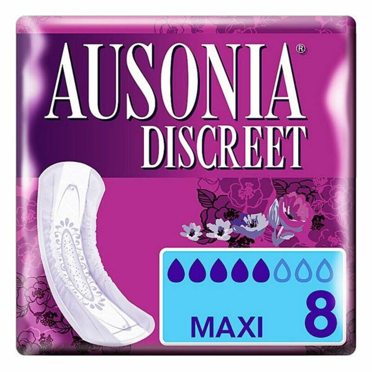Прокладки от протекания DISCREET mAXI Ausonia Discreet (8 uds) 8 штук