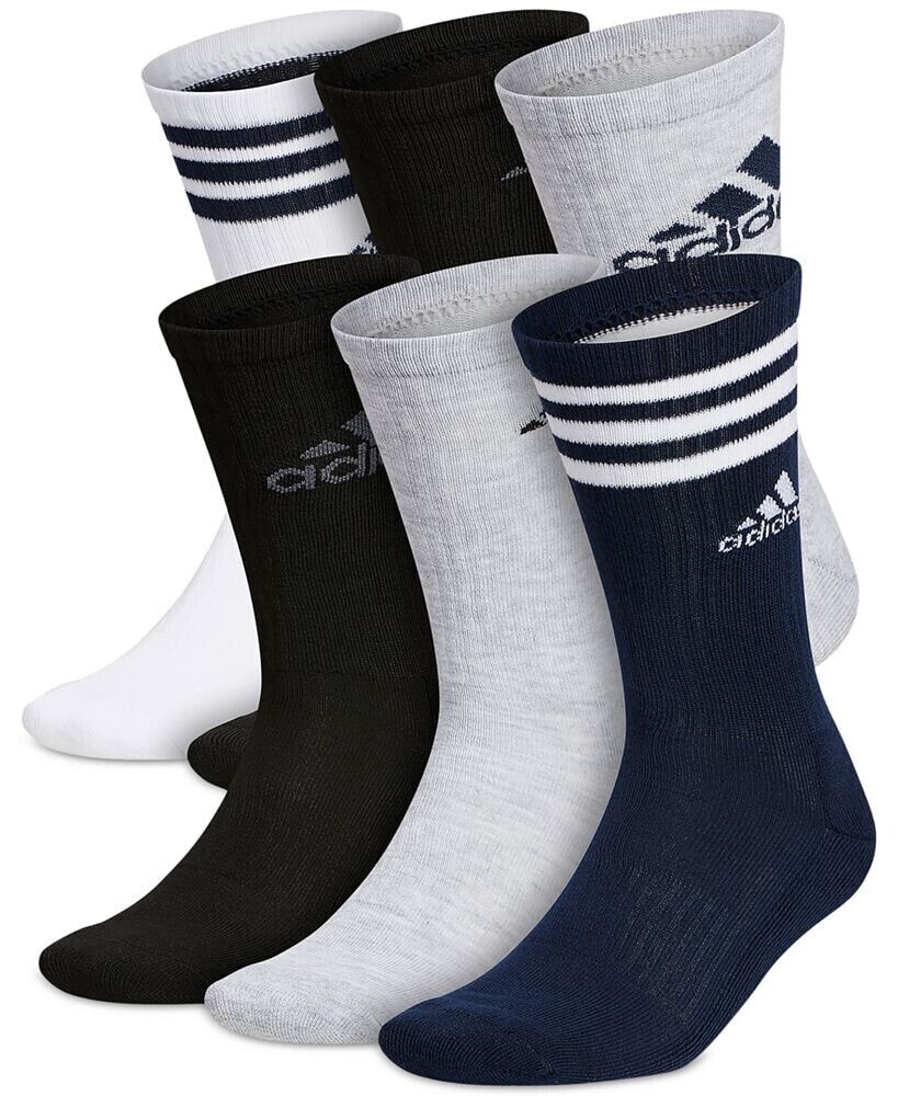 Men's Athletic Cushioned Mixed Crew Socks - 6pk.