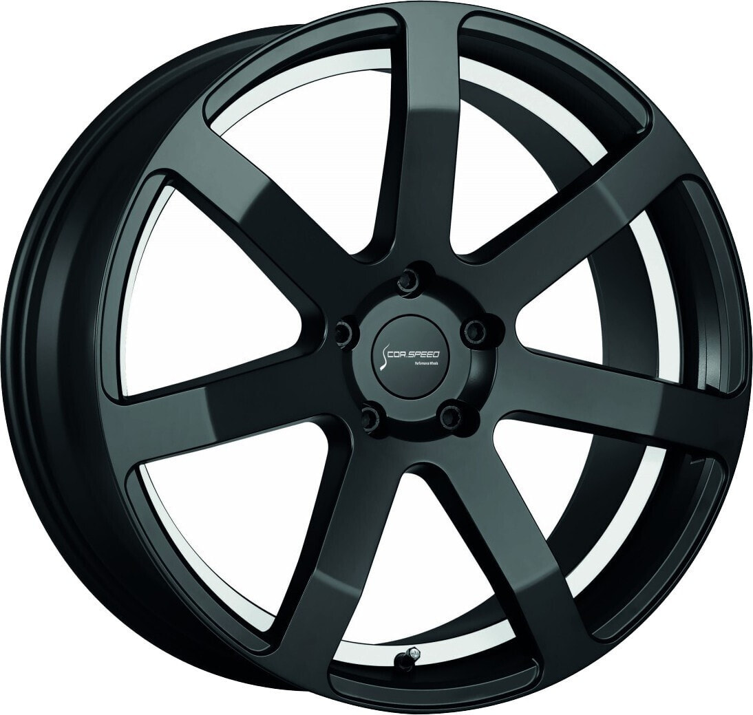 Колесный диск литой Corspeed Challenge mattblack PureSports / Undercut Color Trim weiss 10x20 ET20 - LK5/112 ML73.1