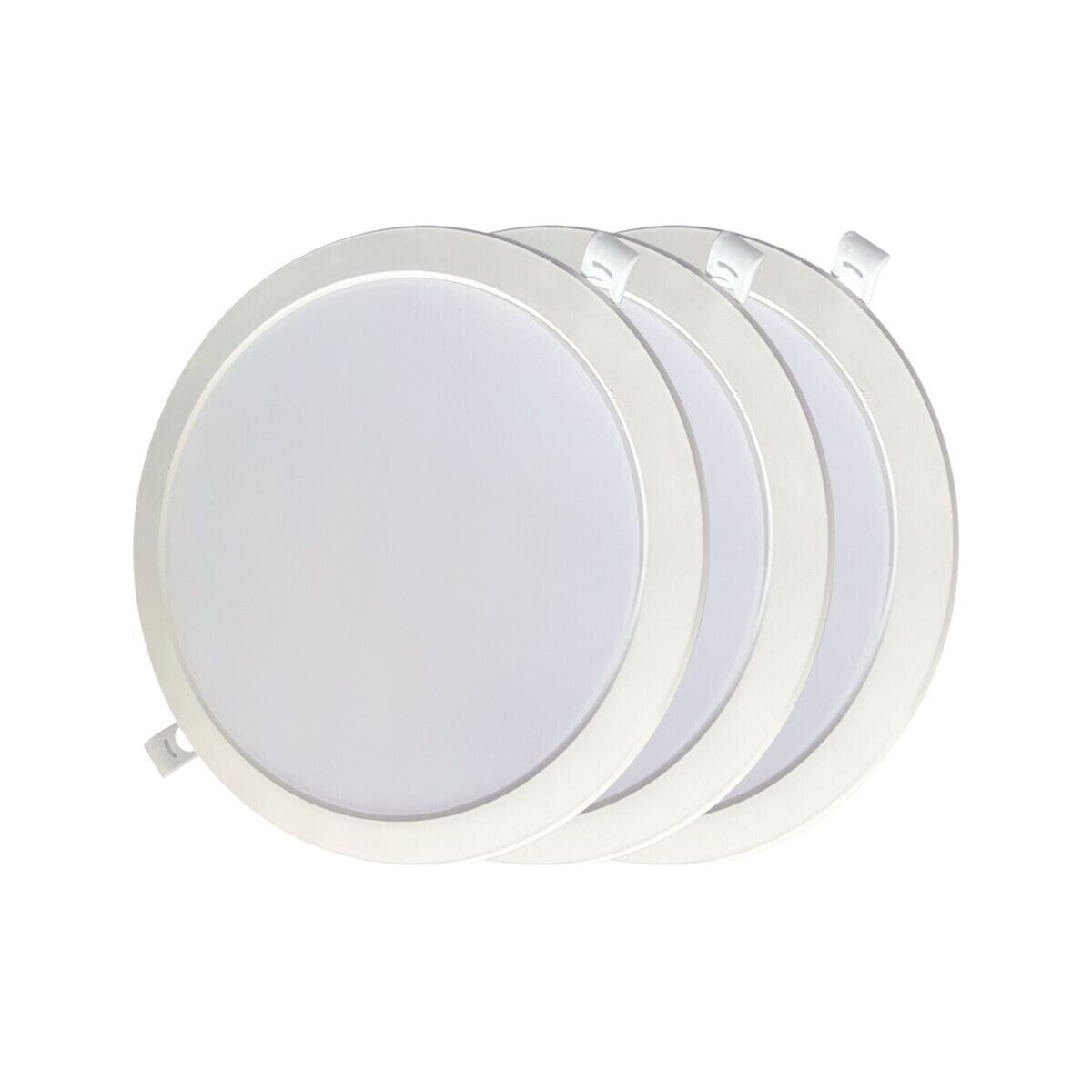 LED Downlight EDM 31567 18 W Ø 22 x 3,2 cm 3 Units (6400 K)