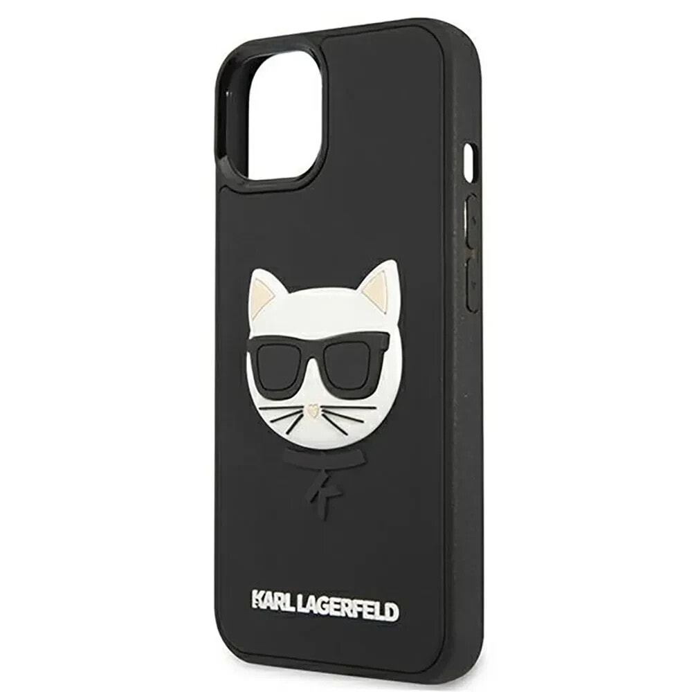 KARL LAGERFELD KLHCP13SCH3DBK 13 mini 5.4 3D Rubber Choupette phone case