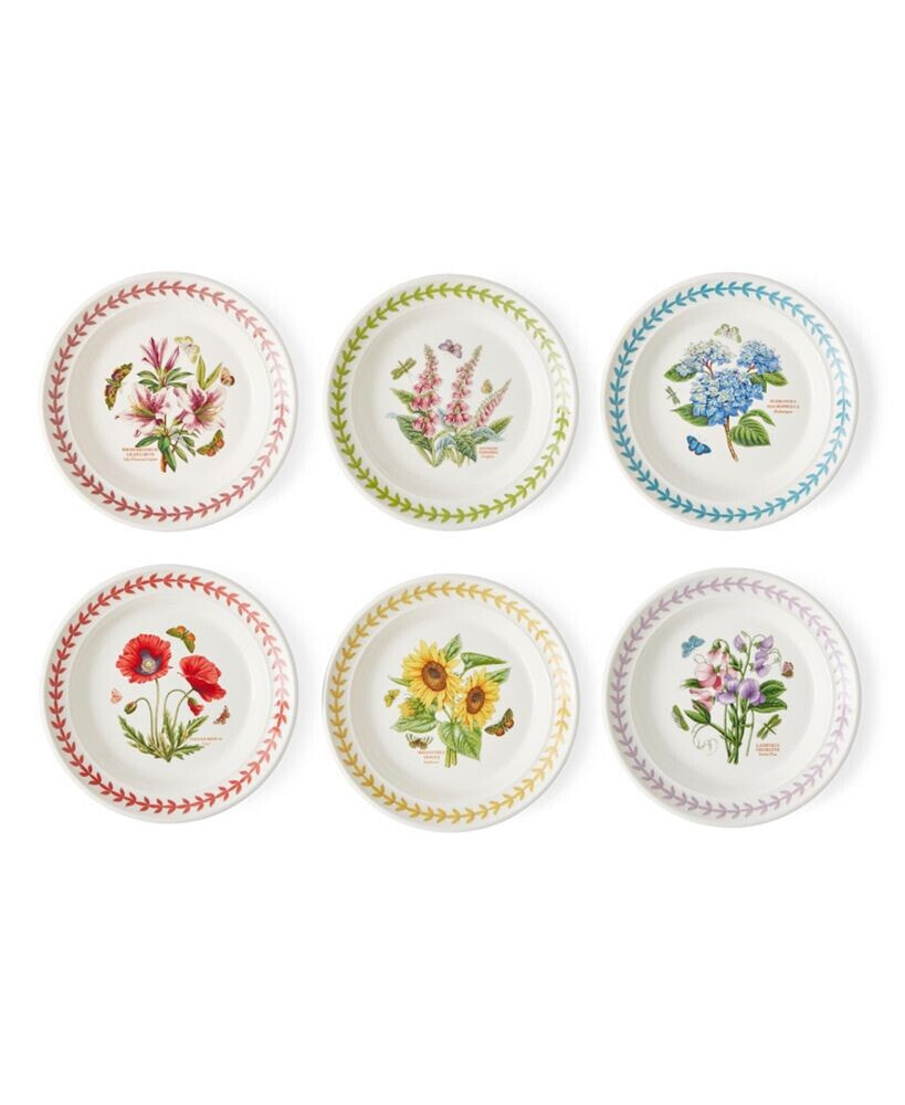 Portmeirion botanic Garden Meadow Assorted Side Plates, Set of 6