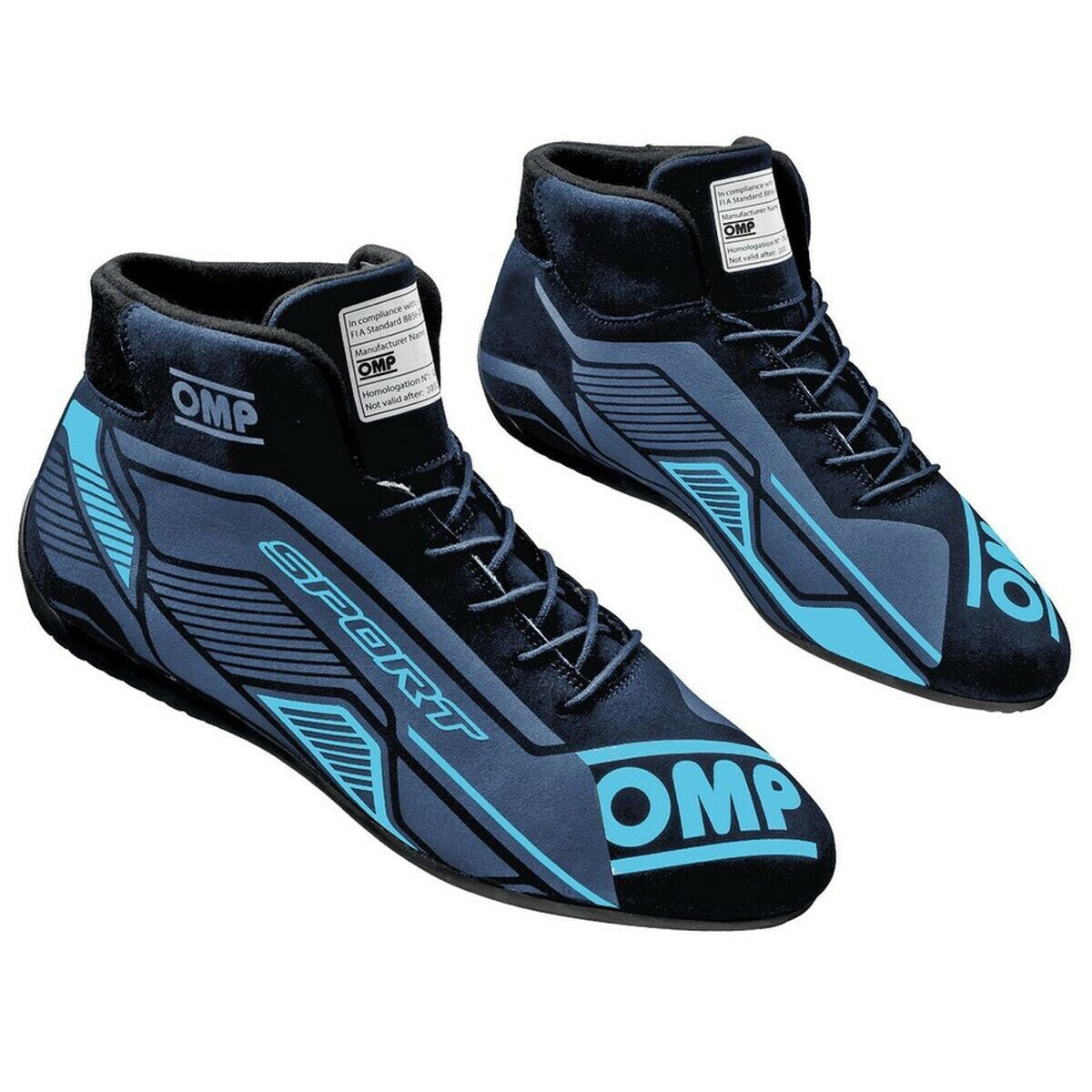 Racing Ankle Boots OMP SPORT Black/Blue 40