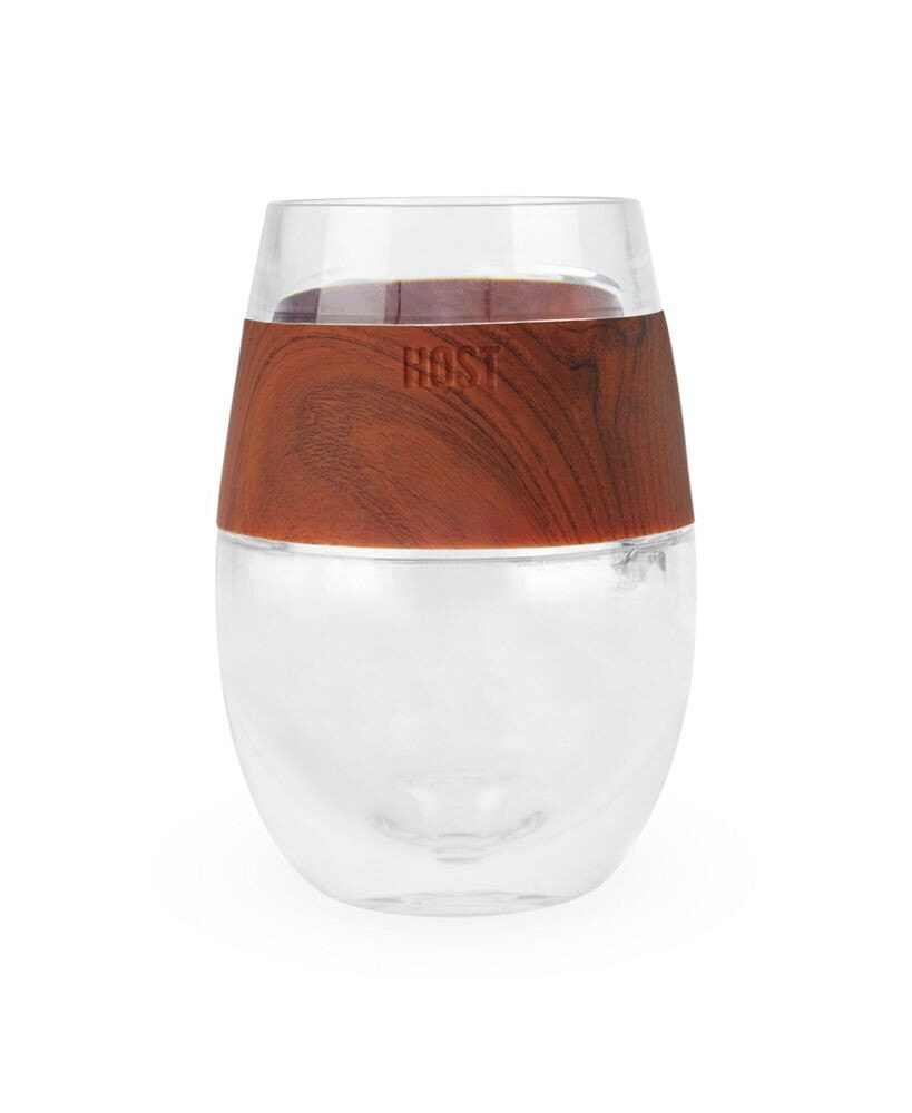 HOST wine Freeze Cooling Cup in Wood Single