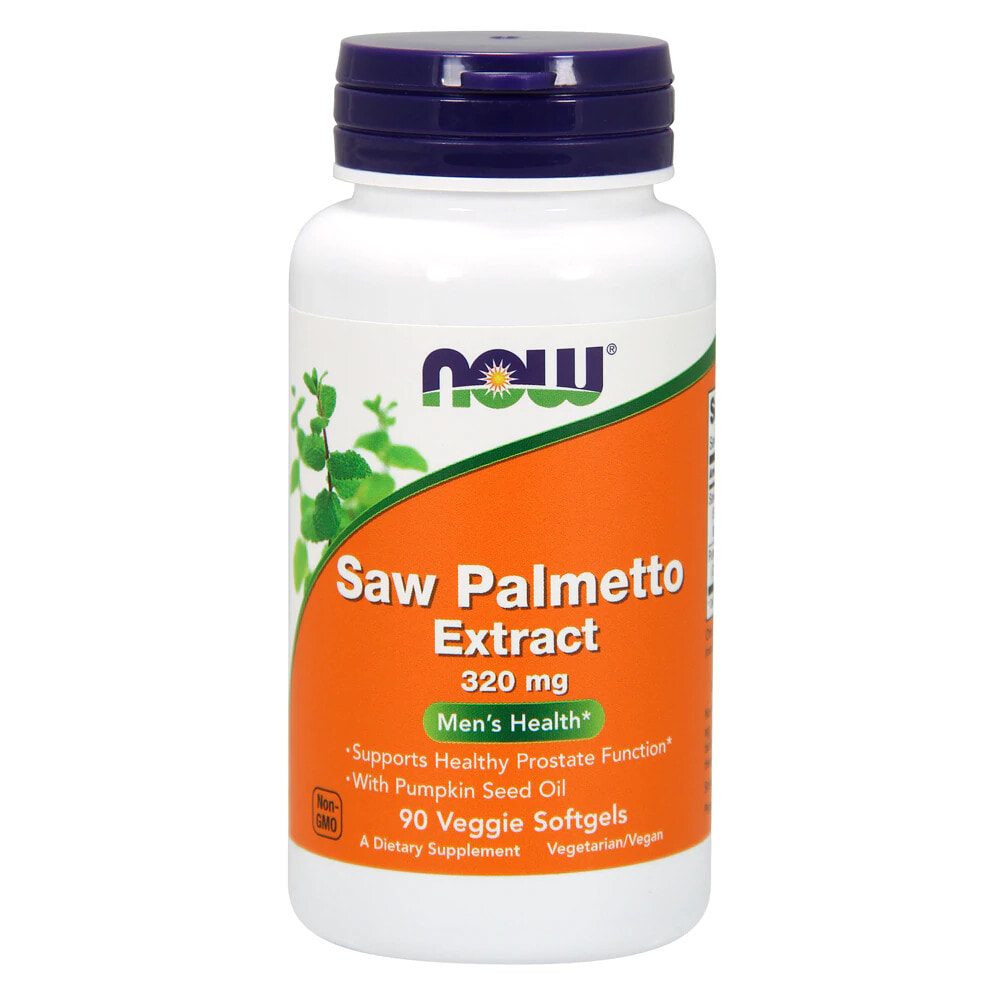 NOW Foods Saw Palmetto Extract Экстракт серенои для здоровья предстательной железы 320 мг 90 капсул