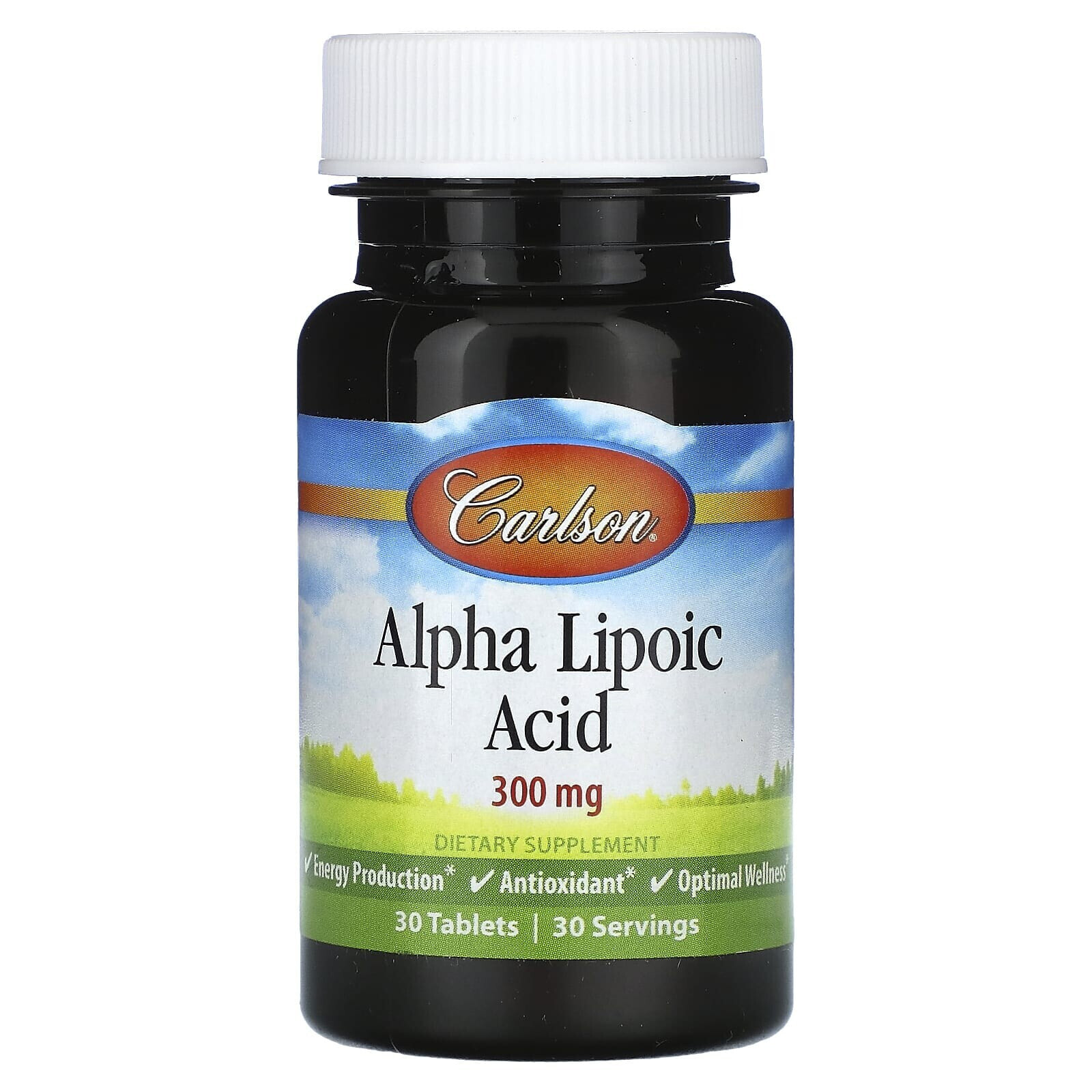 Carlson, Альфа-липоевая кислота, 300 мг, 90 таблеток