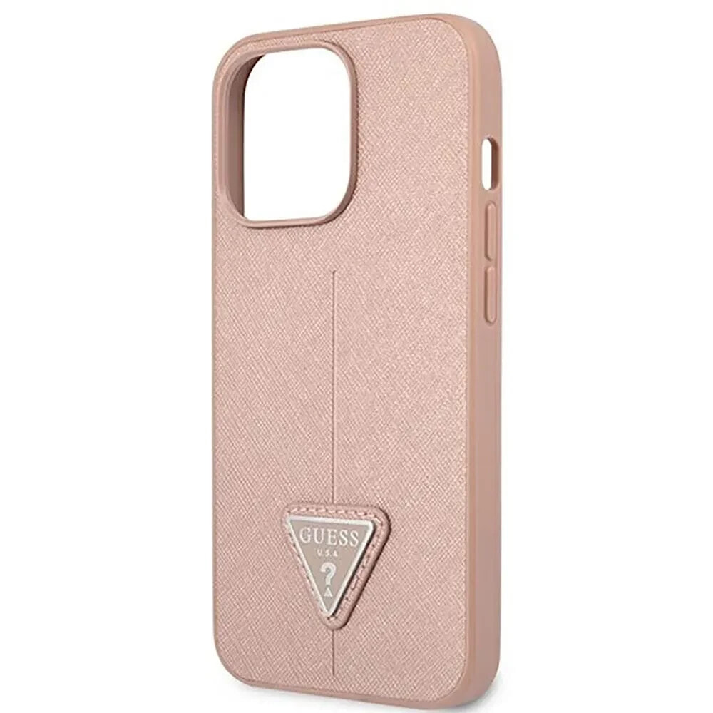 GUESS Guhcp13Lpsatlp iPhone 13 Pro13 6.1 Saffianotriangle phone case