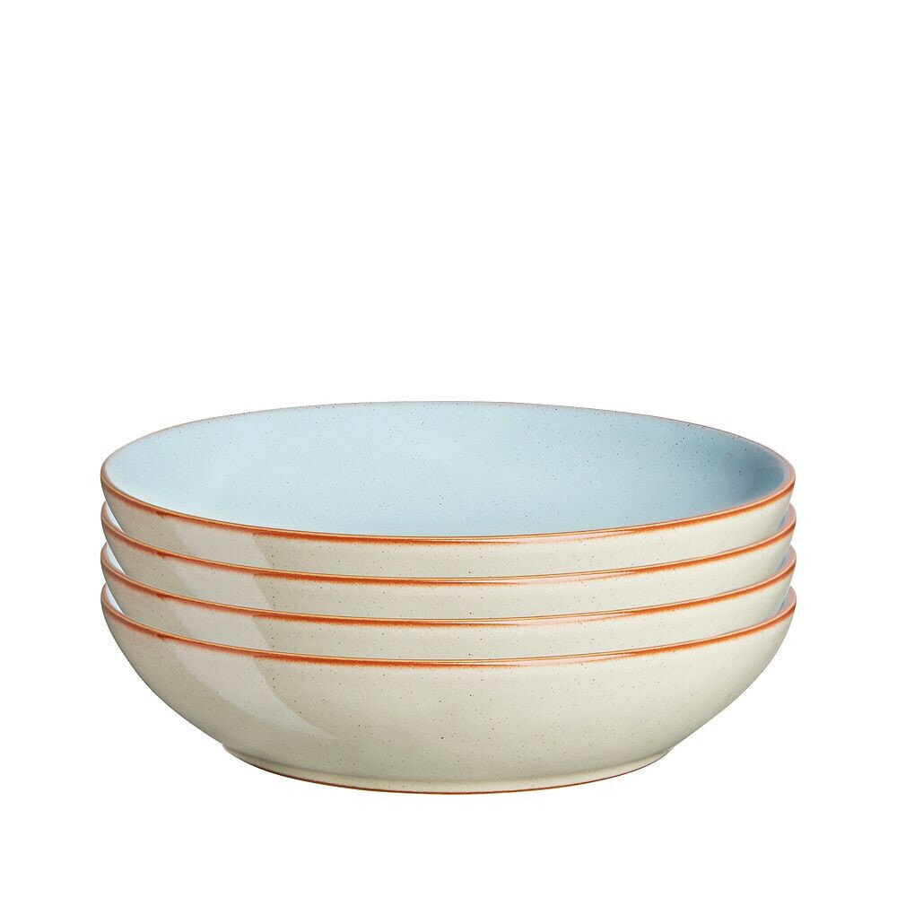 Denby heritage Pavilion Set of 4 Pasta Bowls