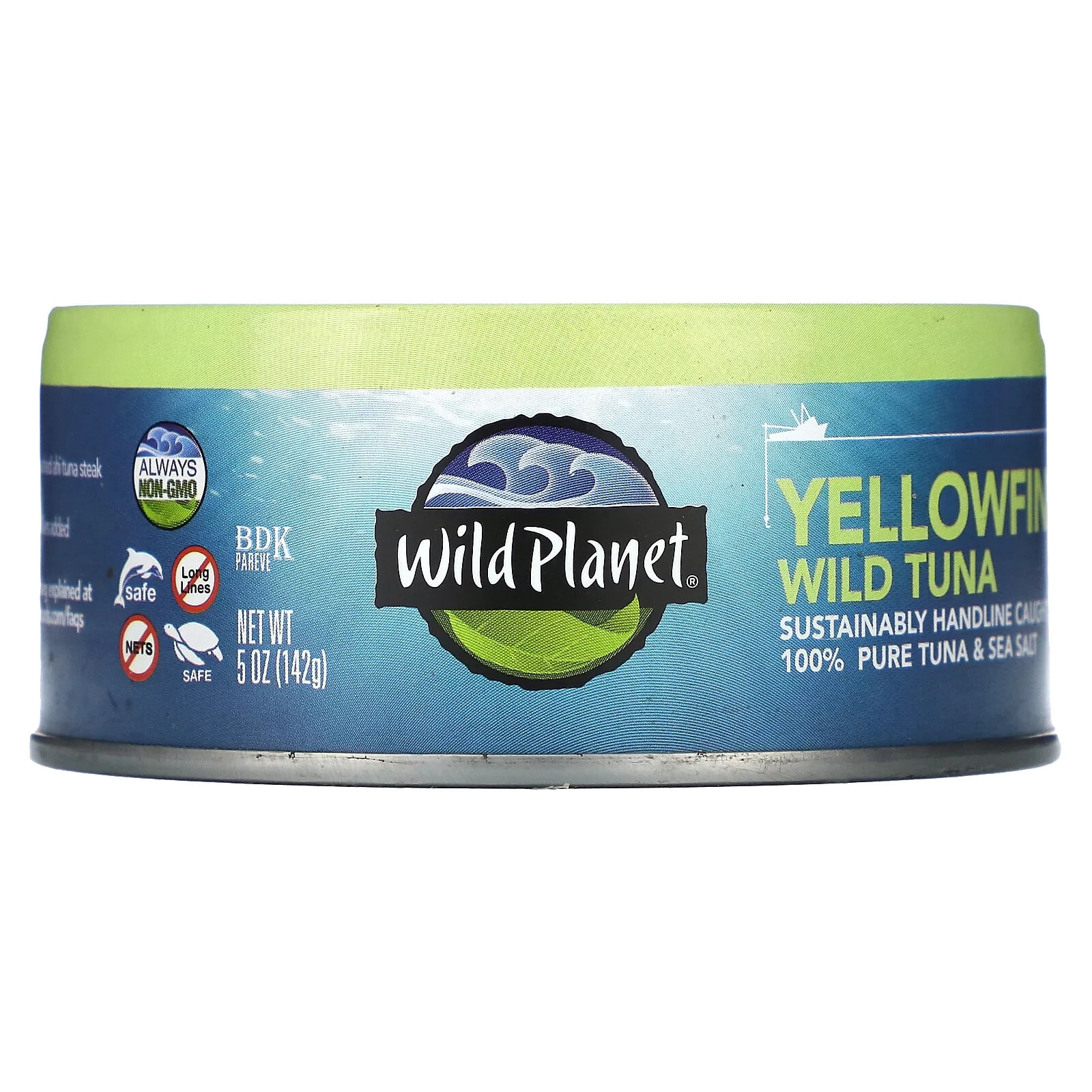 Wild Planet, Желтоперый дикий тунец, 142 г (5 унций)