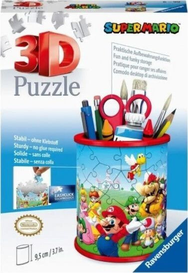 Ravensburger Puzzle 54 elementy 3D Przybornik, Super Mario
