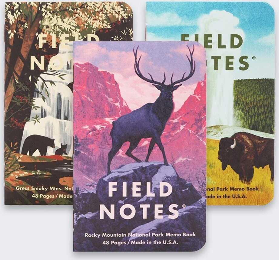 Ravensburger Notes Field Notes Parki Narodowe USA Rocky Mounta