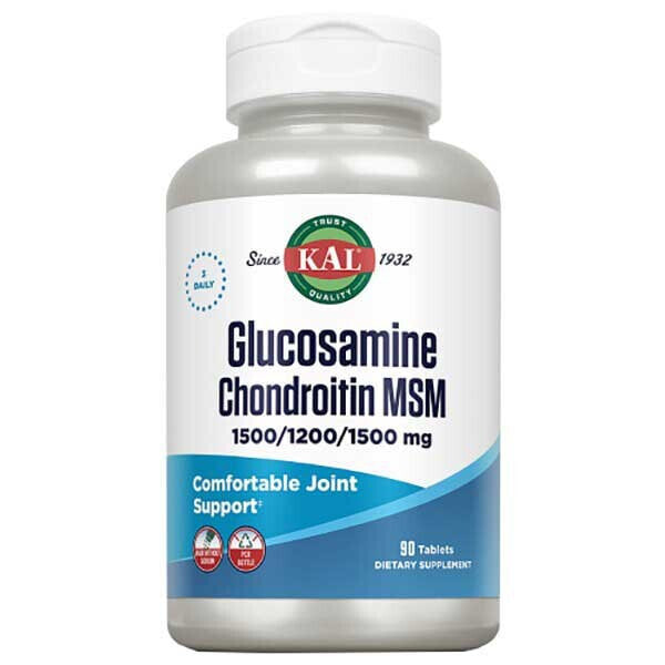 KAL Glucosamine Chondroitin MSM Osteo-Articular Support 90 Tablets