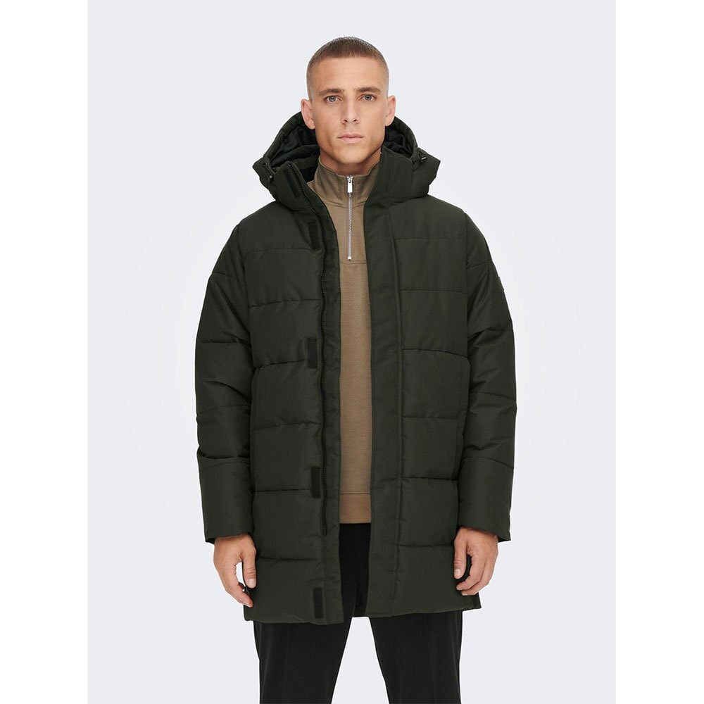 ONLY & SONS Carl Life Long Quilted Coat