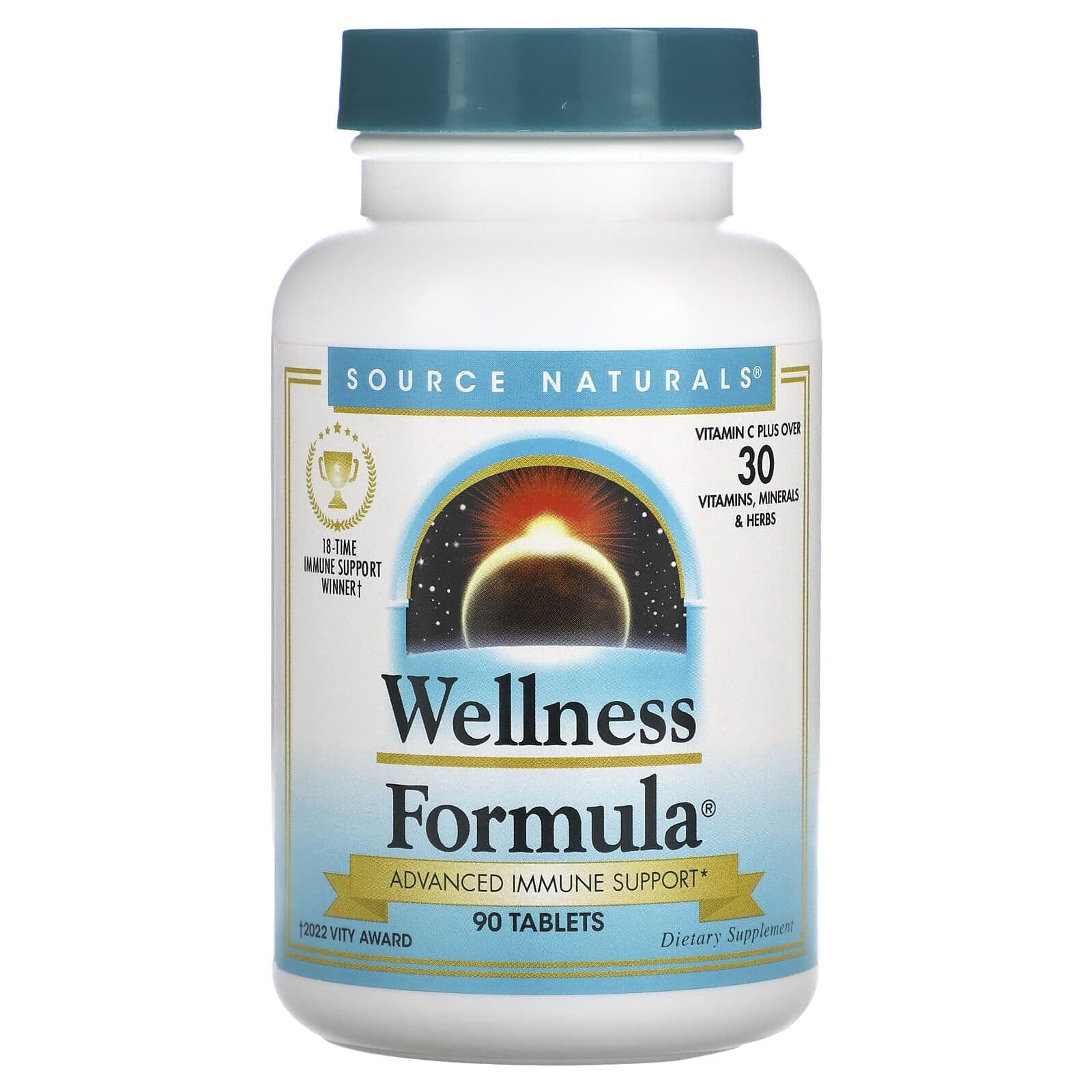 Source Naturals, Wellness Formula, Advanced Daily Immune Support, 180 Tablets