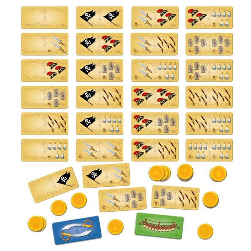 LUDATTICA Risky Domino Pirate Table Set Board Game