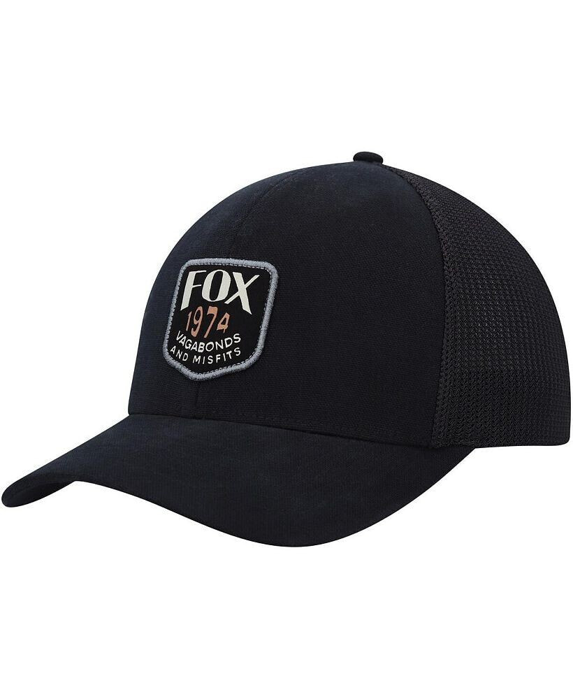 Fox men's Black Predominant Mesh Flexfit Flex Hat