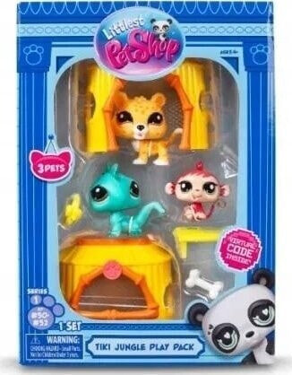 Figurka Schleich Littlest Pet Shop Zestaw Dżungla 3 figurki