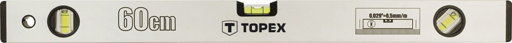 Topex Poziomnica aluminiowa анодована 120 см 3 либель - 29C305