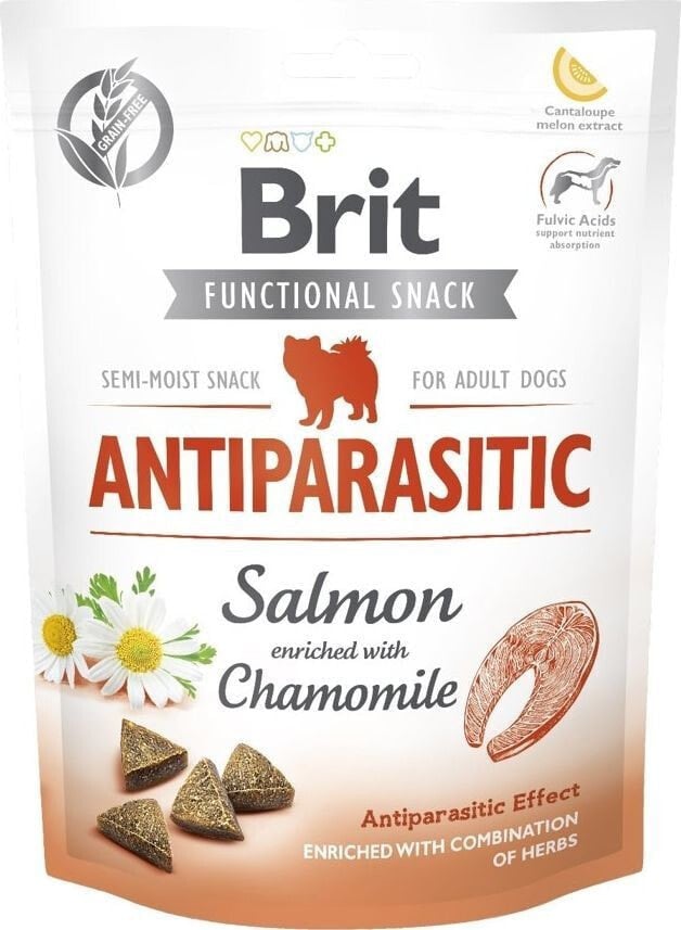 Лакомство для собак Brit Care dog functional snack antiparasitic 150g