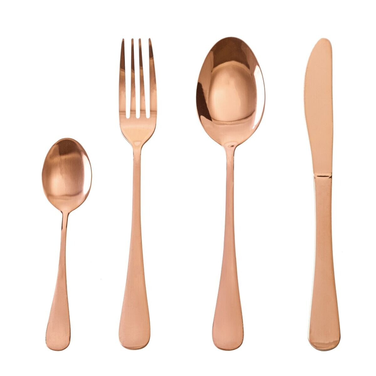 Cutlery Stainless steel Copper 24 Pieces
