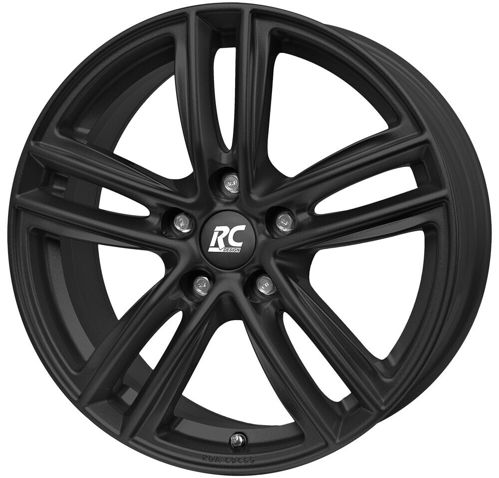 Колесный диск литой RC-Design RC27 schwarz-matt lackiert 6.5x16 ET38 - LK5/114.3 ML72.6