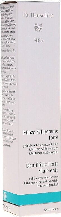 Zahnpasta mit Minze - Dr. Hauschka Med Fortifying Mint Toothpaste