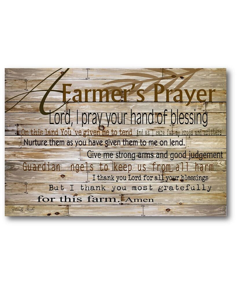 Courtside Market a Farmer's Prayer Gallery-Wrapped Canvas Wall Art - 12