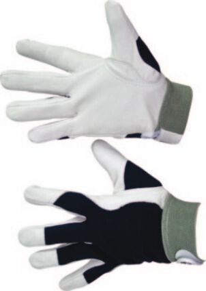 Modeco Rękawice monterskie ze skóry koziej rozmiar 9 12szt. (MN-06-150/9)